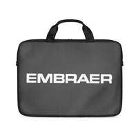Thumbnail for Embraer & Text Designed Laptop & Tablet Bags