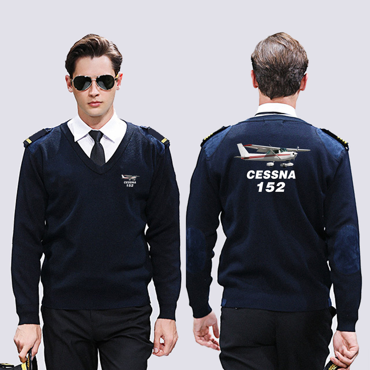 The Cessna 152 Designed Wool Pilot Sweaters