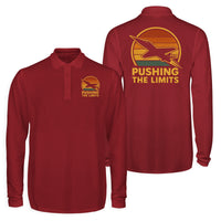 Thumbnail for Pushing The Limits Retro Designed Long Sleeve Polo T-Shirts (Double-Side)