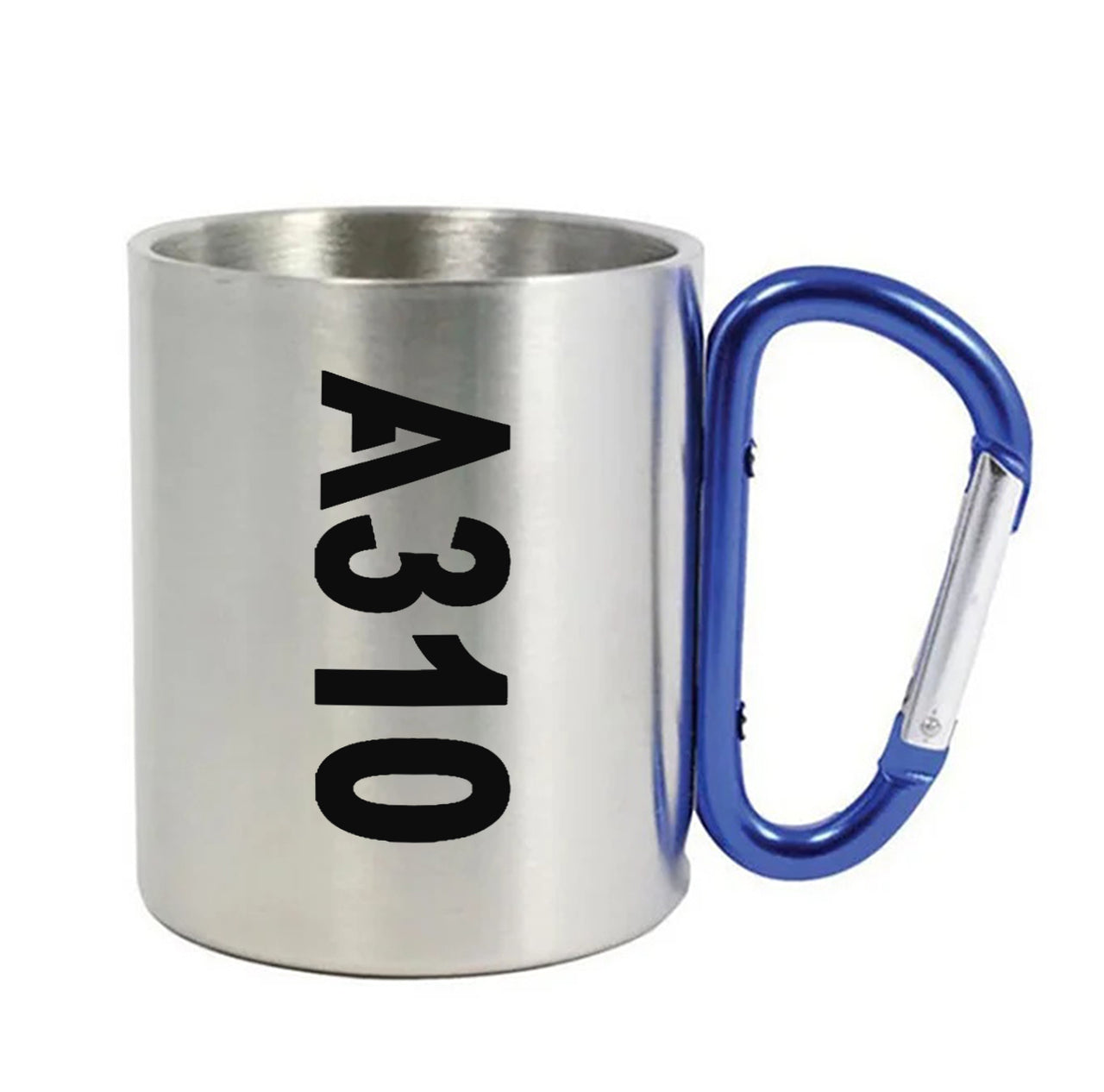 A310 Text Designed Stainless Steel Outdoors Mugs