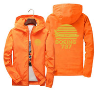 Thumbnail for Retro Boeing 737 Designed Thin Windbreaker Jackets