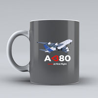 Thumbnail for Airbus A380 Love at first flight Designed Ceramic White Mugs