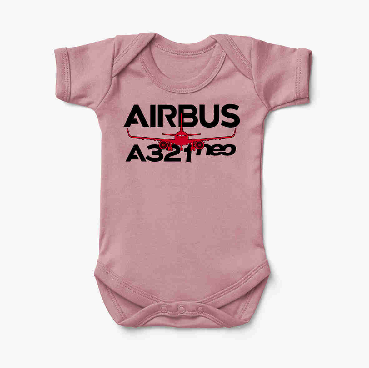 Amazing Airbus A321neo Designed Baby Bodysuits