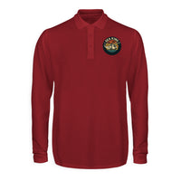 Thumbnail for Sea King Helicopter Designed Long Sleeve Polo T-Shirts