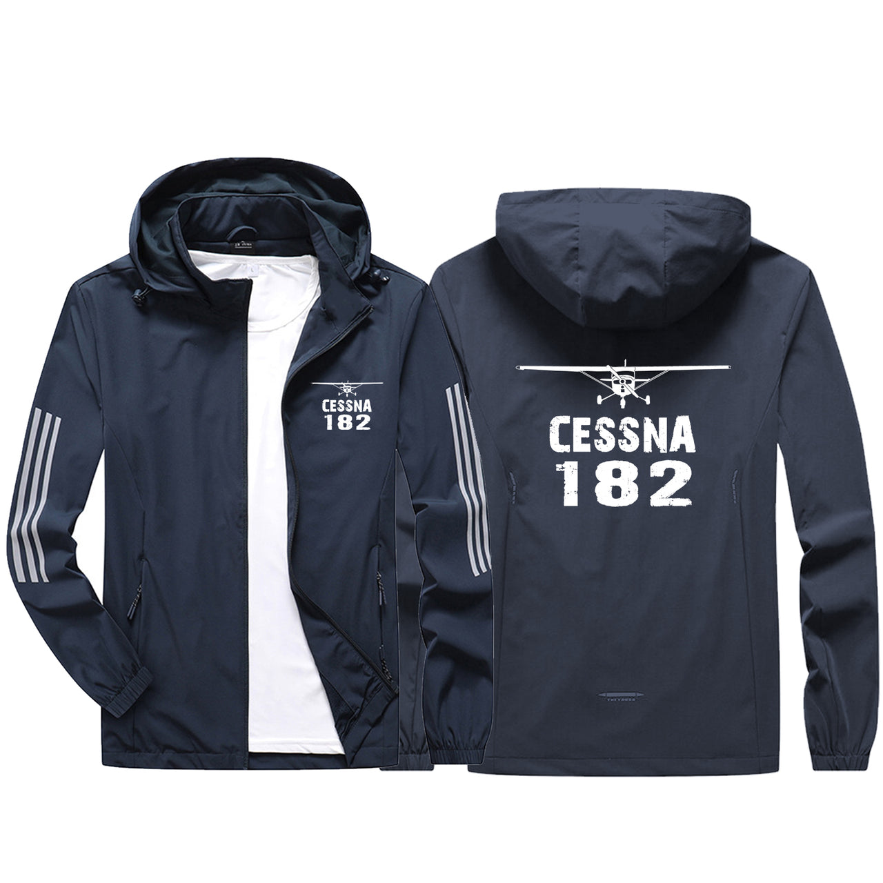 Cessna 182 & Plane Sport & Running Jackets