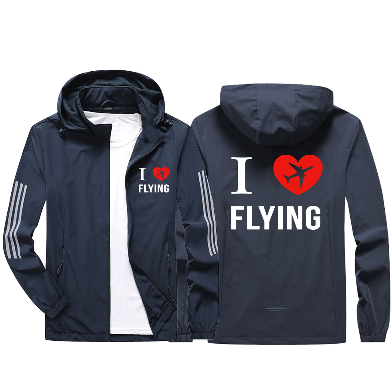 I Love Flying Sport & Running Jackets