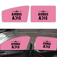 Thumbnail for Airbus A340 & Plane Designed Car Sun Shade (Side window)