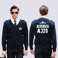 Thumbnail for Airbus A320 & Plane Designed Wool Pilot Sweaters