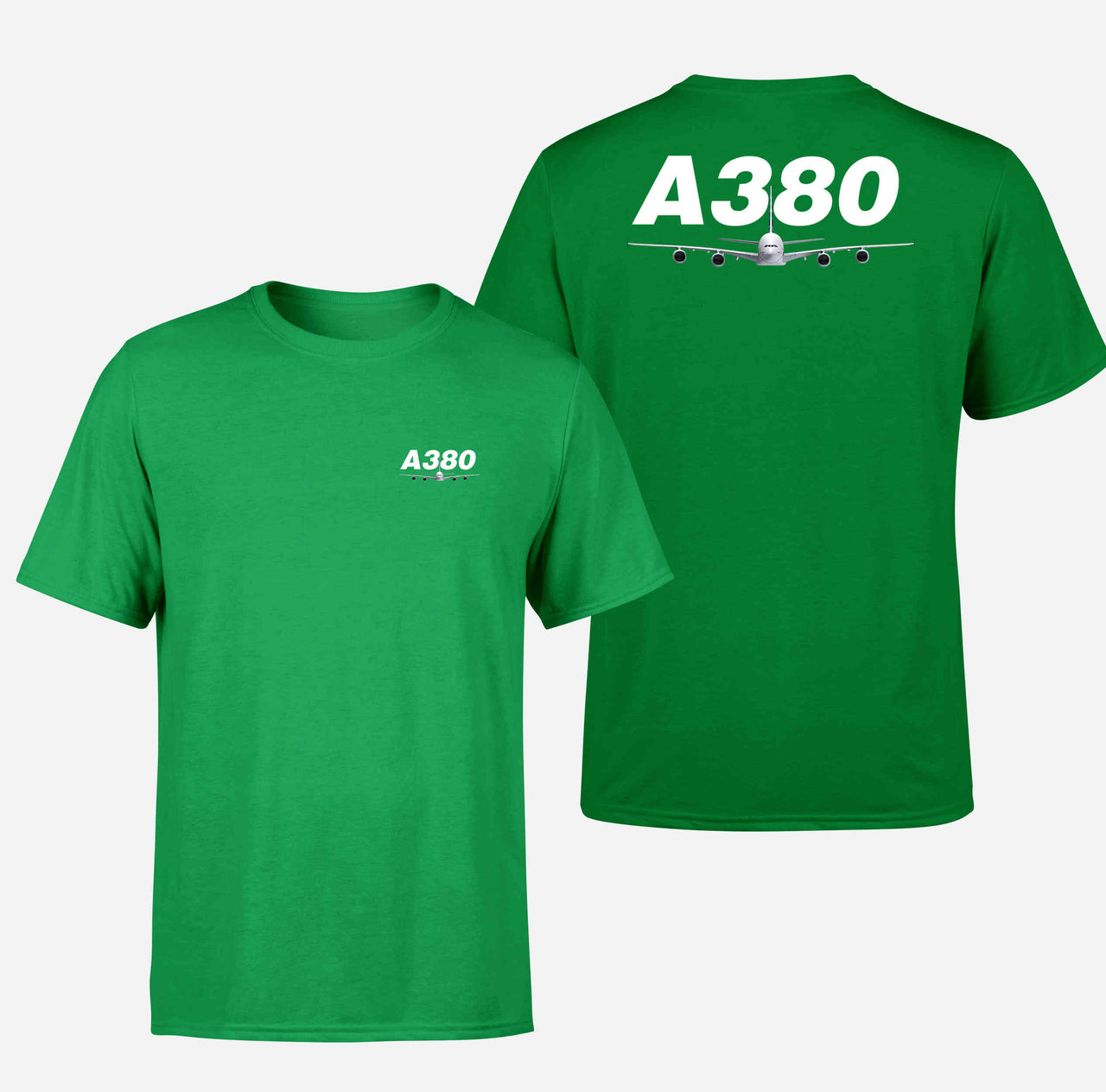 Super Airbus A380 Designed Double-Side T-Shirts