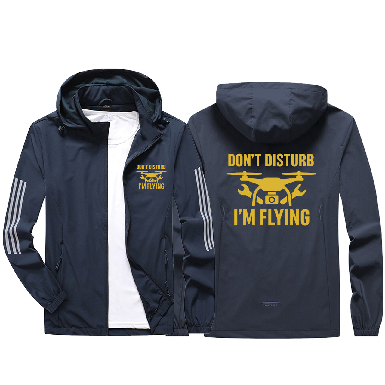 Don't Disturb I'm Flying Design Sport & Running Jackets