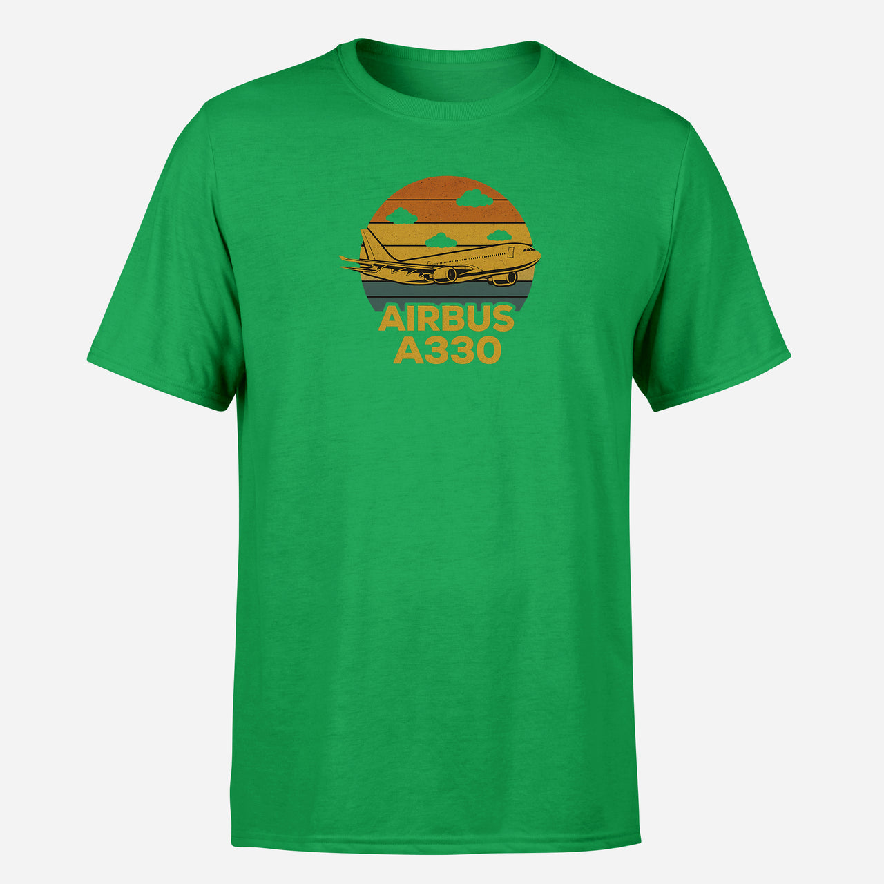 Retro Airbus A330 Design Super Quality T-Shirts