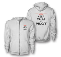 Thumbnail for Pilot (777 Silhouette) Designed Zipped Hoodies