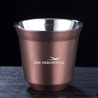 Thumbnail for Air Mauritius Airlines Designed Double Wall Stainless Steel Coffee Mugs