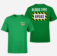 Thumbnail for Blood Type AVGAS Double-Side T-Shirts