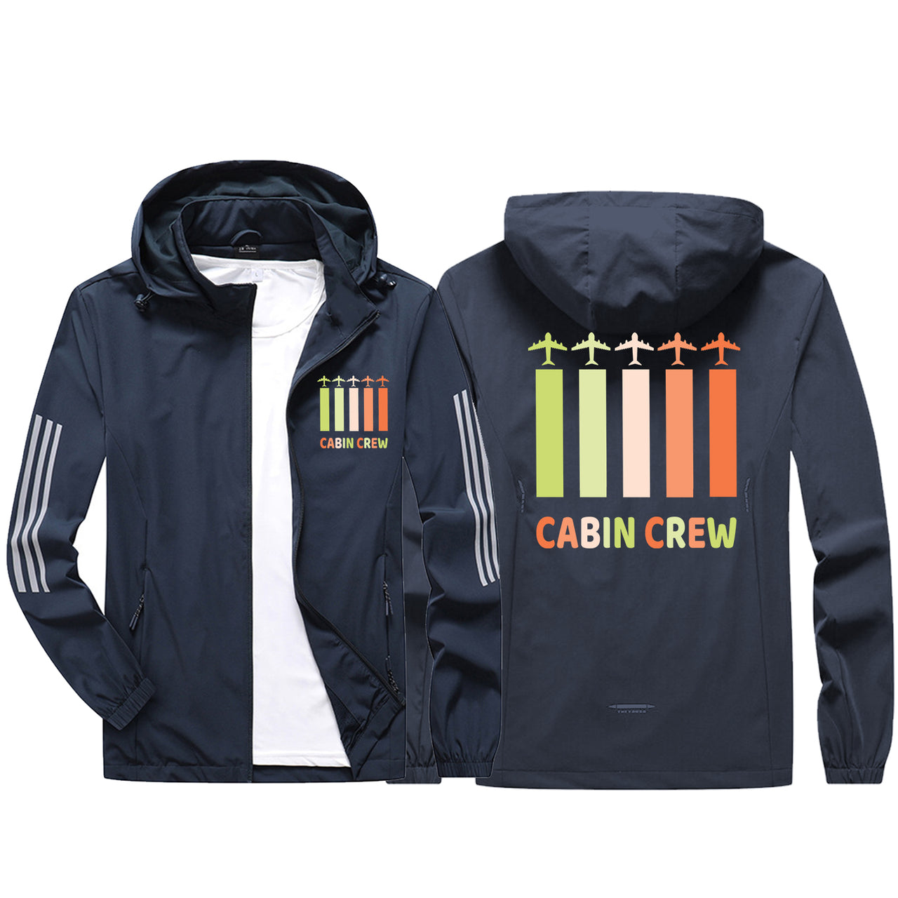 Colourful Cabin Crew Sport & Running Jackets