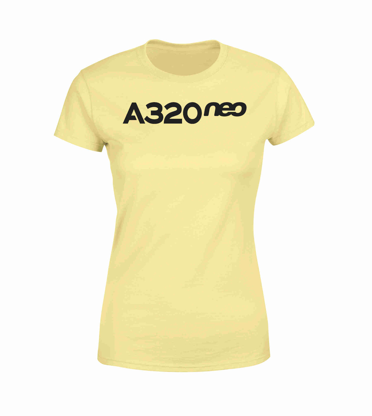 A320neo & Text Designed Women T-Shirts
