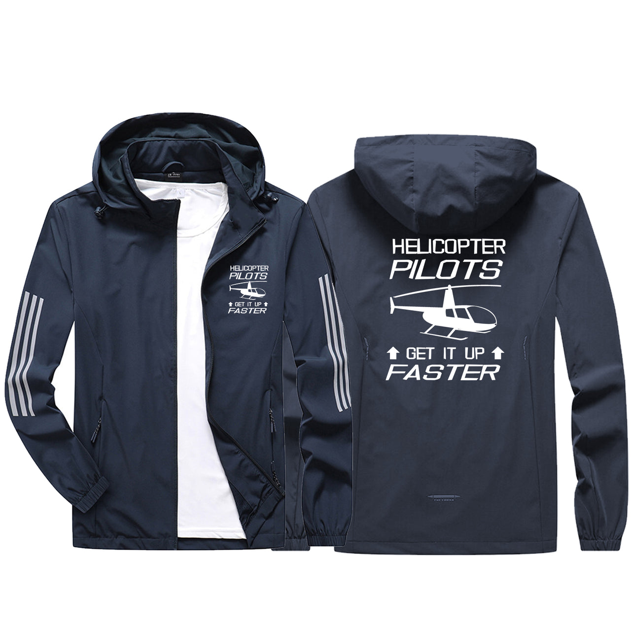 Helicopter Pilots Get It Up Faster Sport & Running Jackets