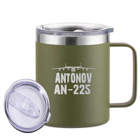 Thumbnail for Antonov AN-225 & Plane Designed Stainless Steel Laser Engraved Mugs