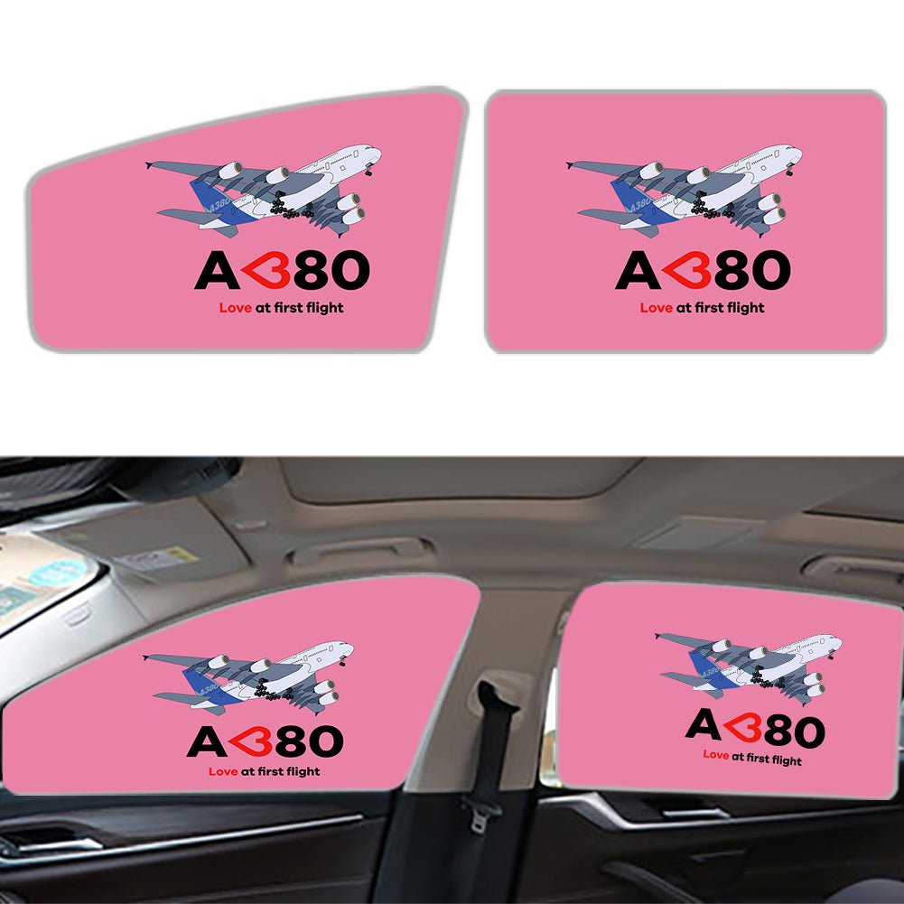 Airbus A380 Love at first flight Designed Car Sun Shade (Side window)