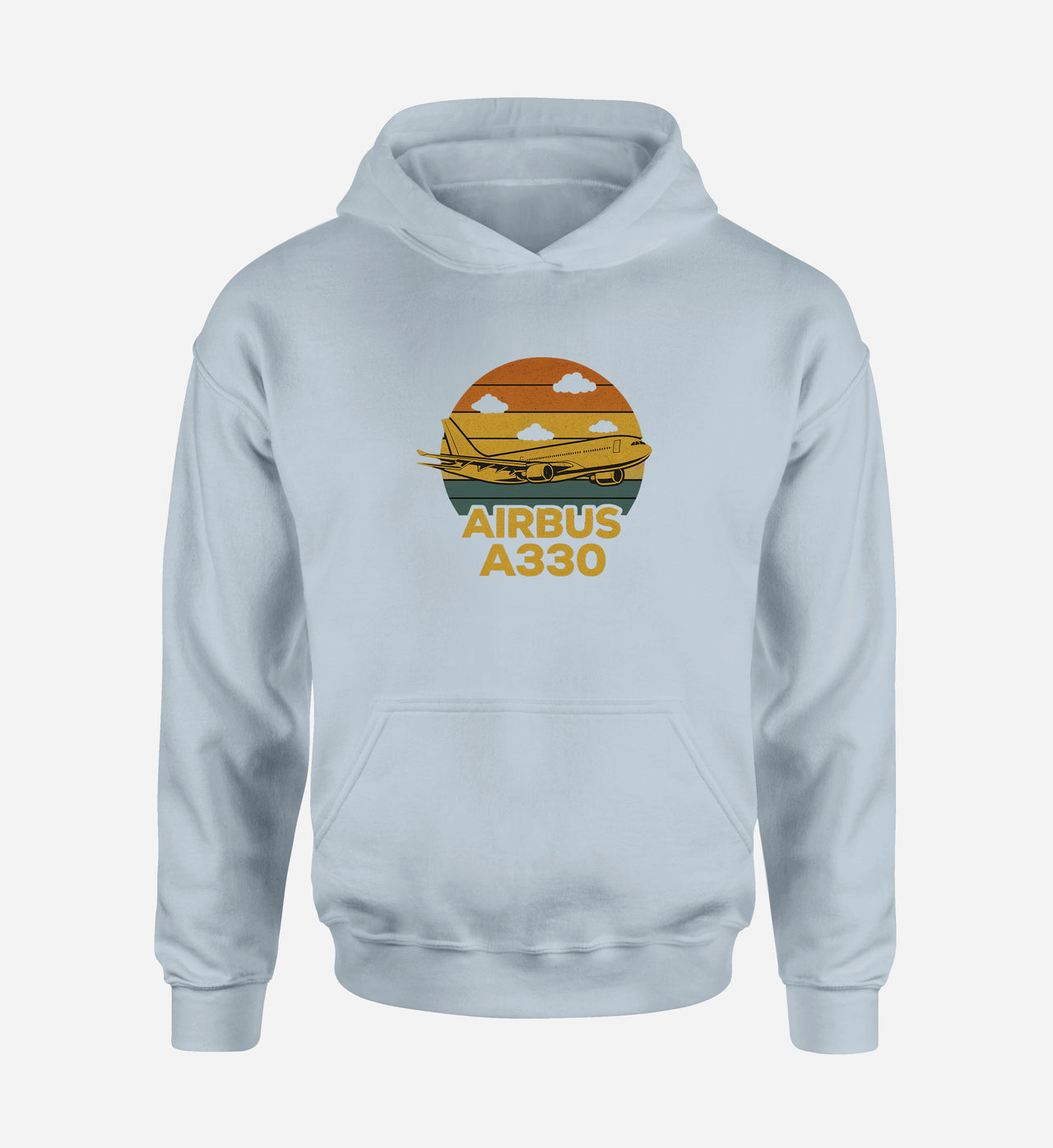 Retro Airbus A330 Designed Hoodies