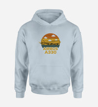 Thumbnail for Retro Airbus A330 Designed Hoodies