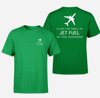 Thumbnail for I Love The Smell Of Jet Fuel In The Morning Designed Double-Side T-Shirts - view 8