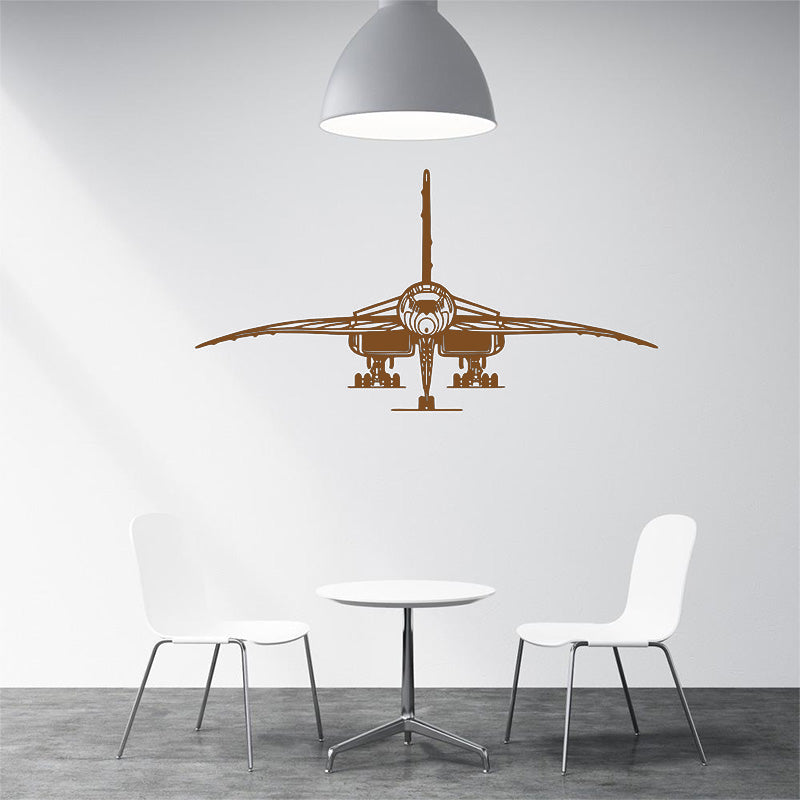 Face to Face with Concorde Designed Wall Sticker