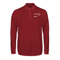 Thumbnail for Just Fly It 2 Designed Long Sleeve Polo T-Shirts