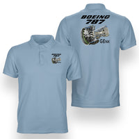 Thumbnail for Boeing 787 & GENX Engine Designed Double Side Polo T-Shirts