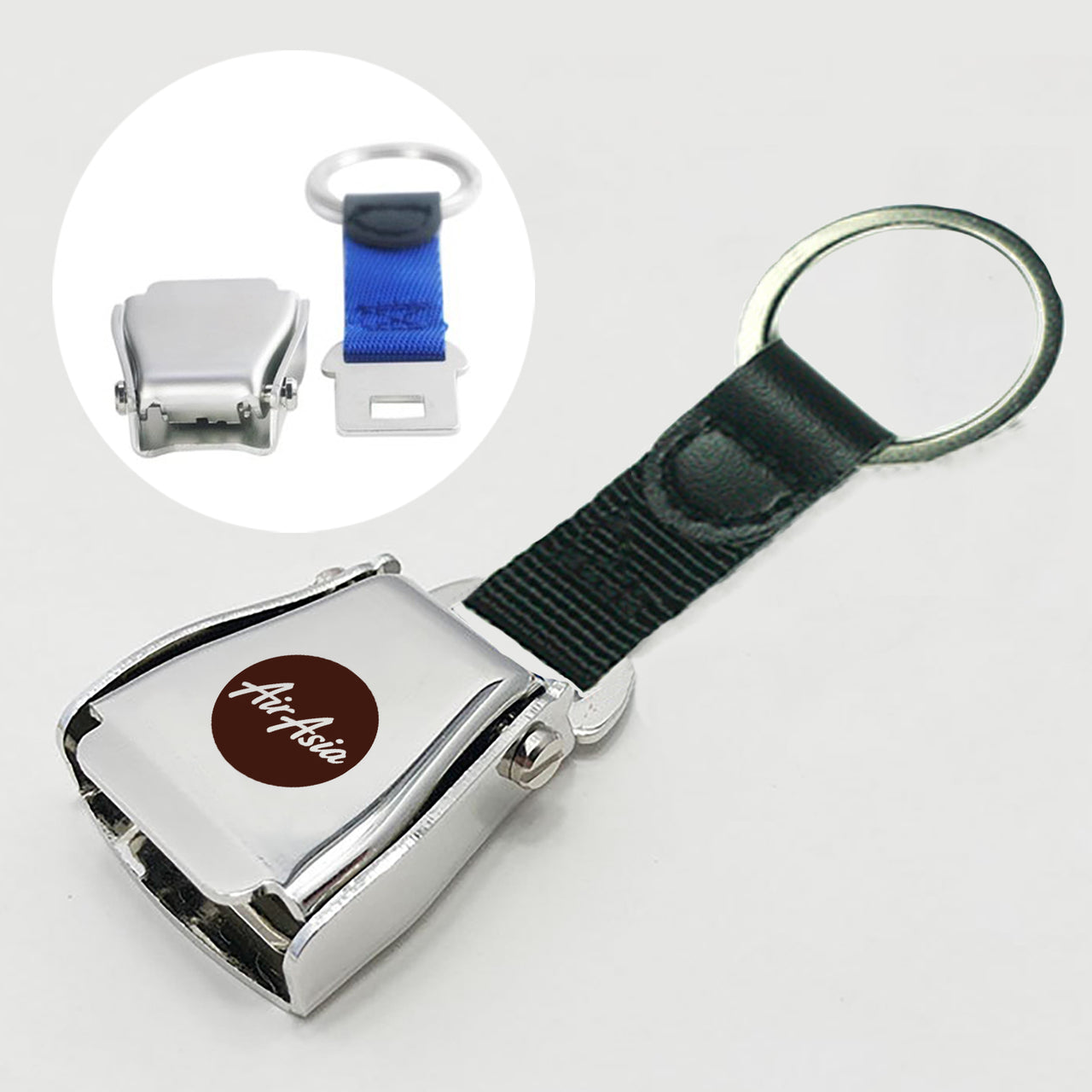 AirAsia Designed Airplane Seat Belt Key Chains