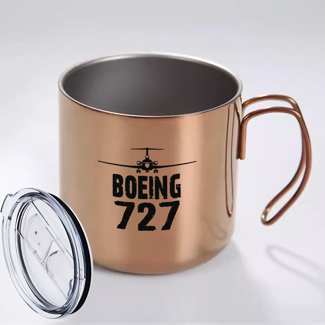Boeing 727 & Plane Designed Stainless Steel Portable Mugs