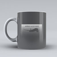 Thumbnail for Airbus A350XWB & Dots Designed Ceramic White Mugs