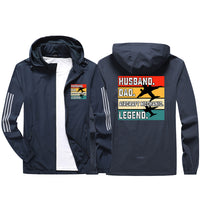 Thumbnail for Husband & Dad & Aircraft Mechanic & Legend Sport & Running Jackets
