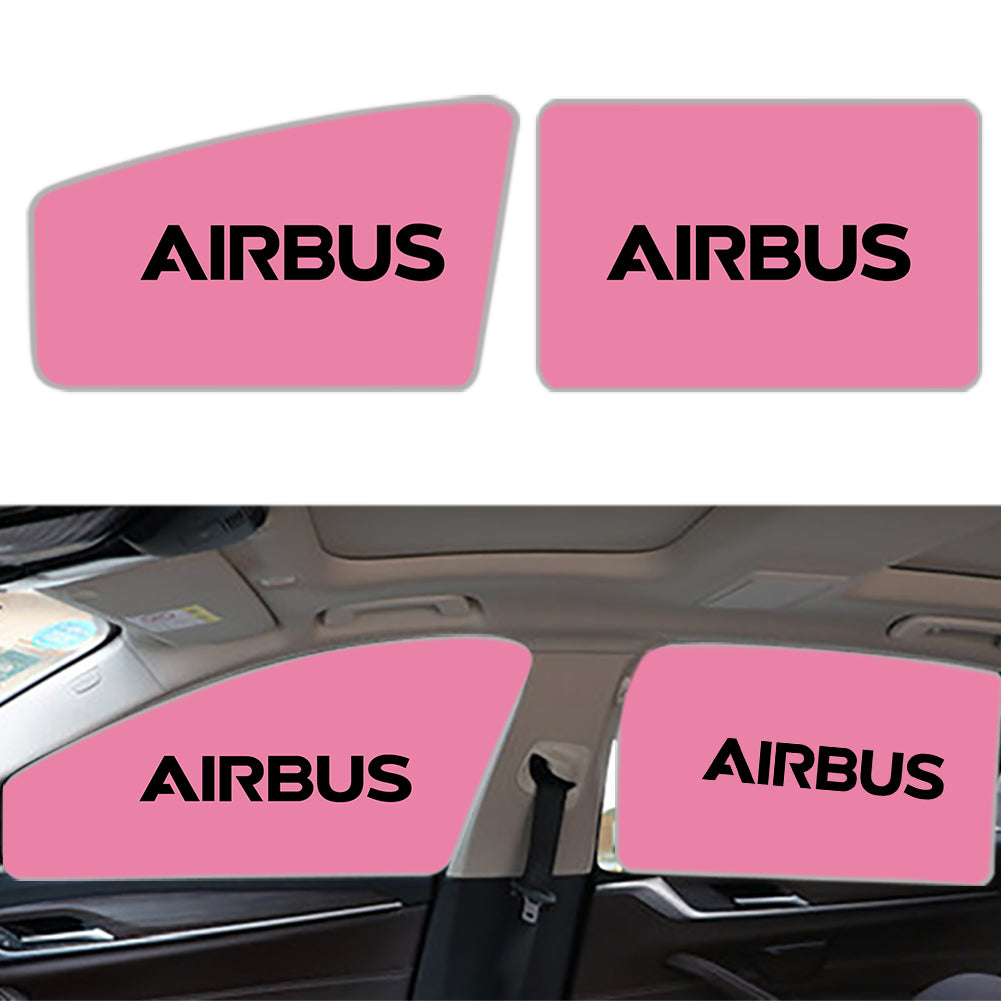 Airbus & Text Designed Car Sun Shade (Side window)