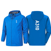 Thumbnail for A310 Text Designed Rain Jackets & Windbreakers