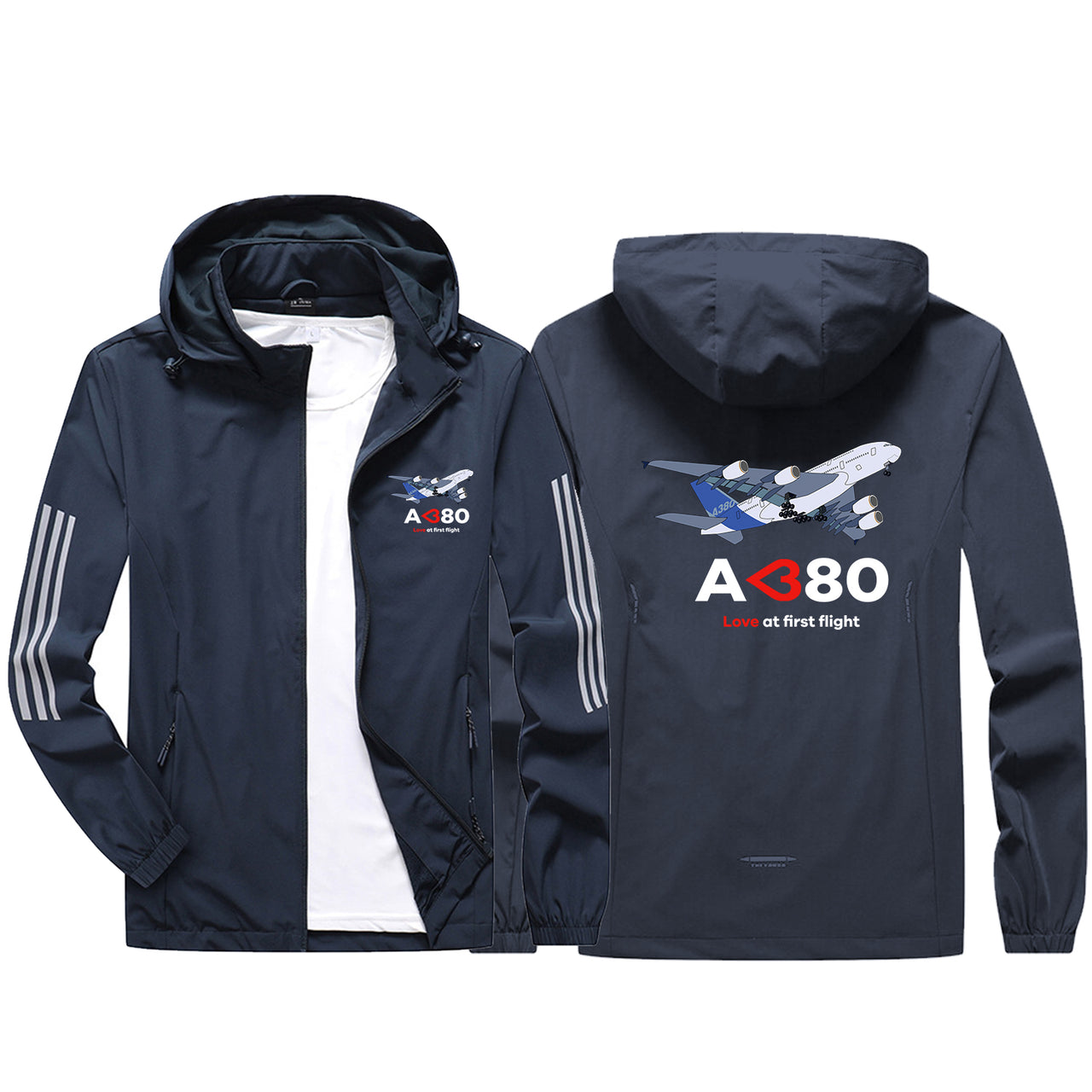 Airbus A380 Love at first flight Sport & Running Jackets