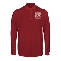 Thumbnail for Student Pilot Label Designed Long Sleeve Polo T-Shirts