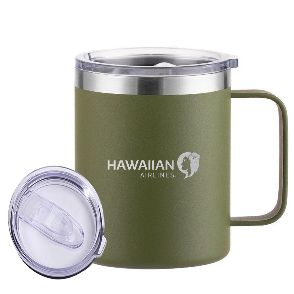 Hawaiian Airlines Designed Stainless Steel Laser Engraved Mugs