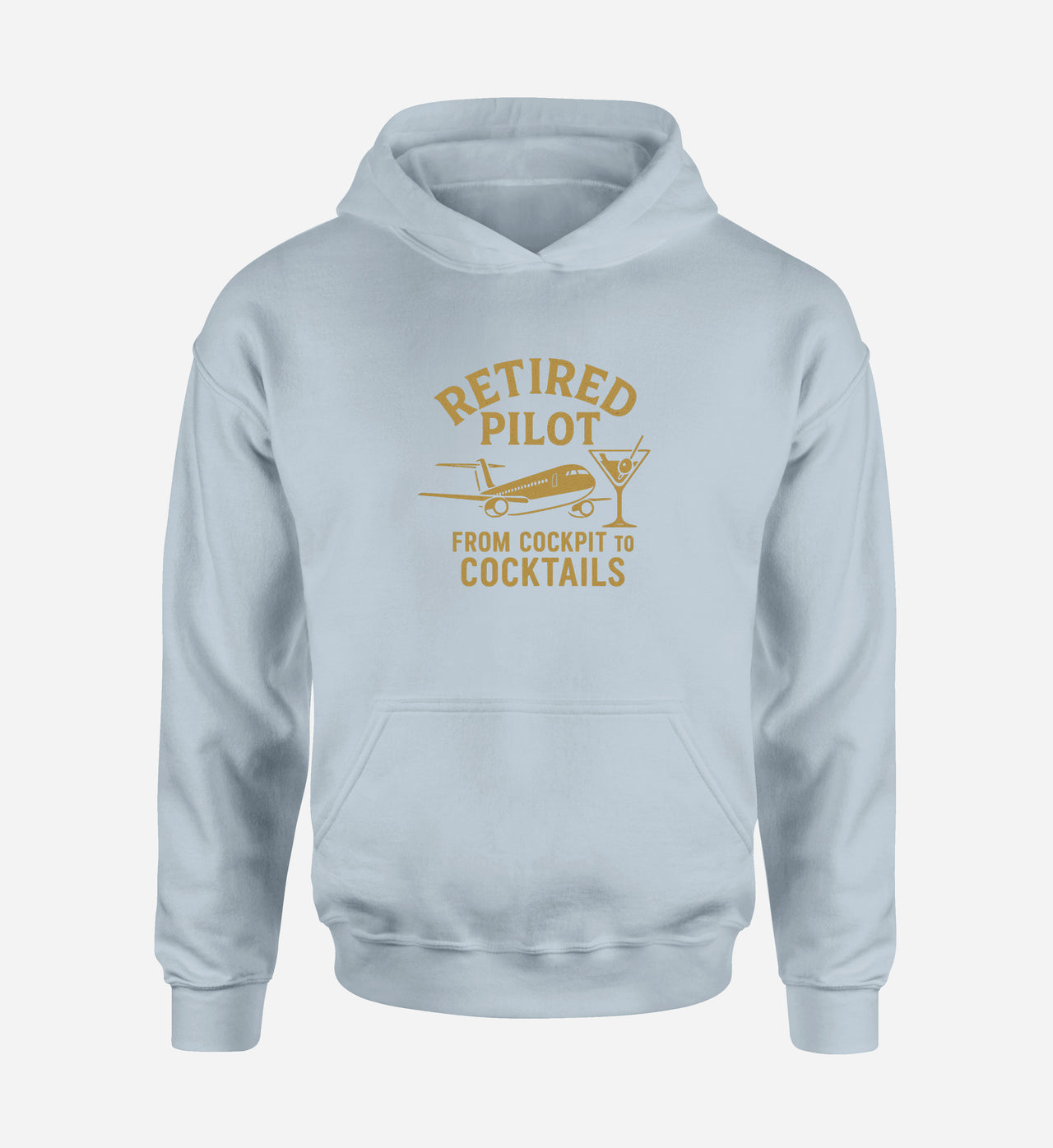 Retired Pilot & Coctails Designed Hoodies
