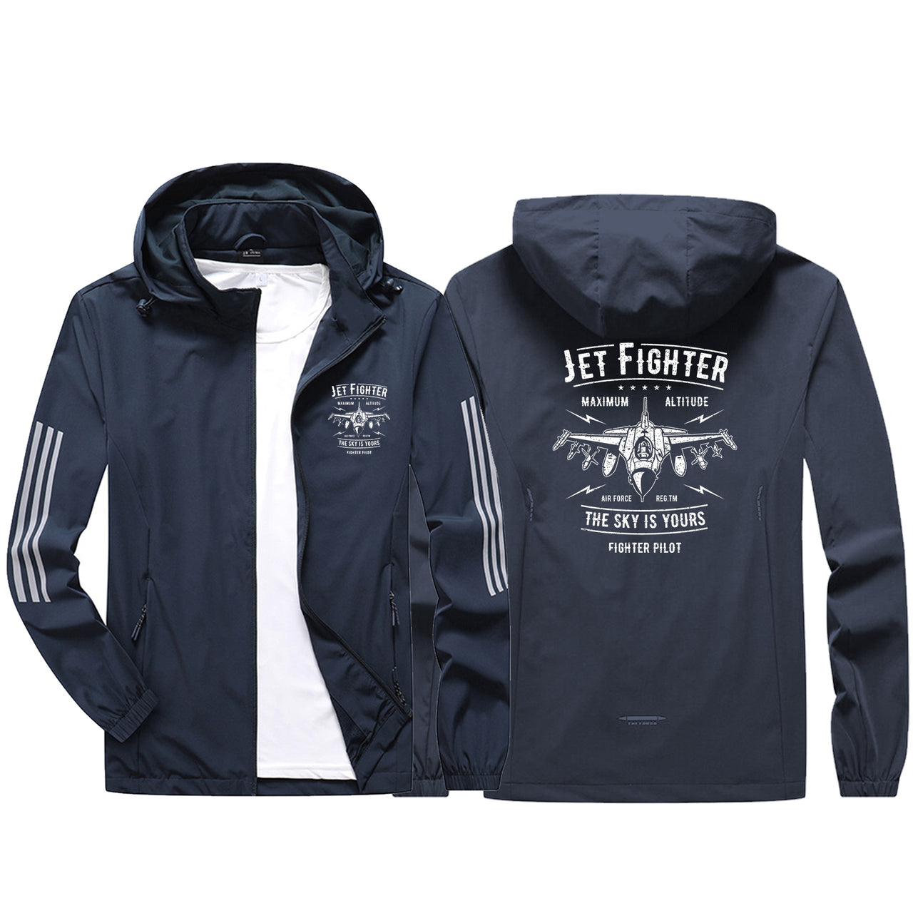 Jet Fighter - The Sky is Yours Sport & Running Jackets