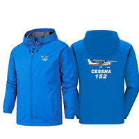 Thumbnail for The Cessna 152 Designed Rain Jackets & Windbreakers