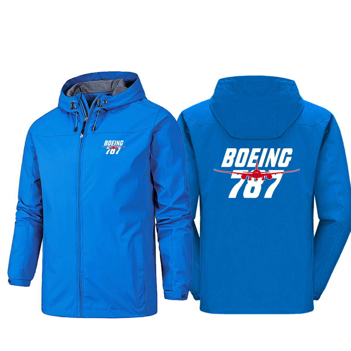 Amazing Boeing 787 Designed Rain Jackets & Windbreakers