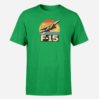 Thumbnail for Retro Fighter Jet F15 Design Super Quality T-Shirts