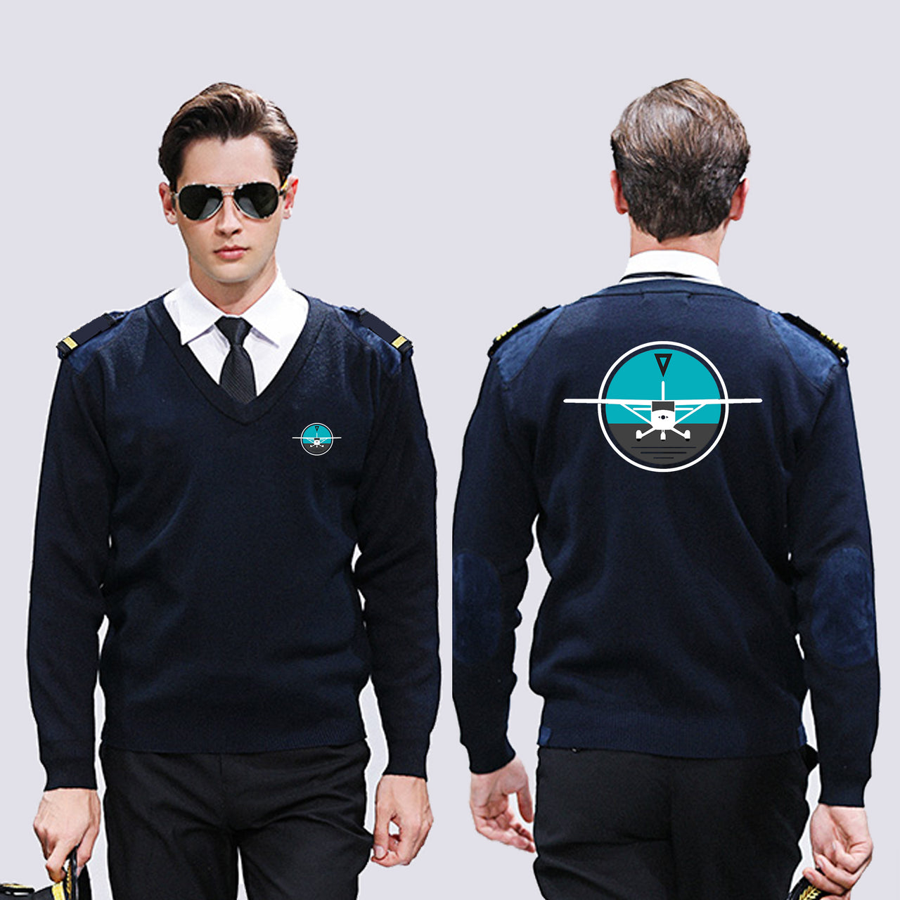 Cessna & Gyro Designed Wool Pilot Sweaters