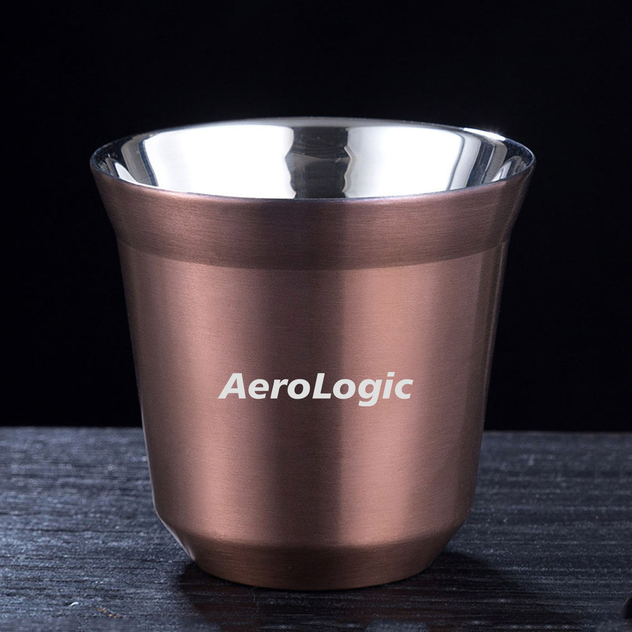 Aerologic Airlines Double Wall Stainless Steel Coffee Mugs