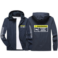 Thumbnail for Warning May Constantly Talk About Aviation Sport & Running Jackets