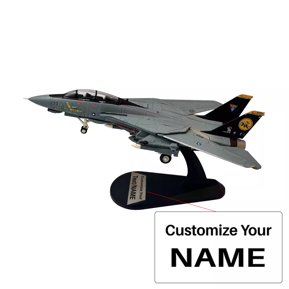 1/100 Grumman F-14 Tomcat Interceptor VF-31 Airplane Model