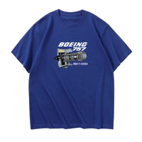 Thumbnail for Boeing 757 & Rolls Royce Engine (RB211) Designed Relax Fit T-Shirts