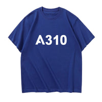 Thumbnail for A310 Flat Text Designed Relax Fit T-Shirts
