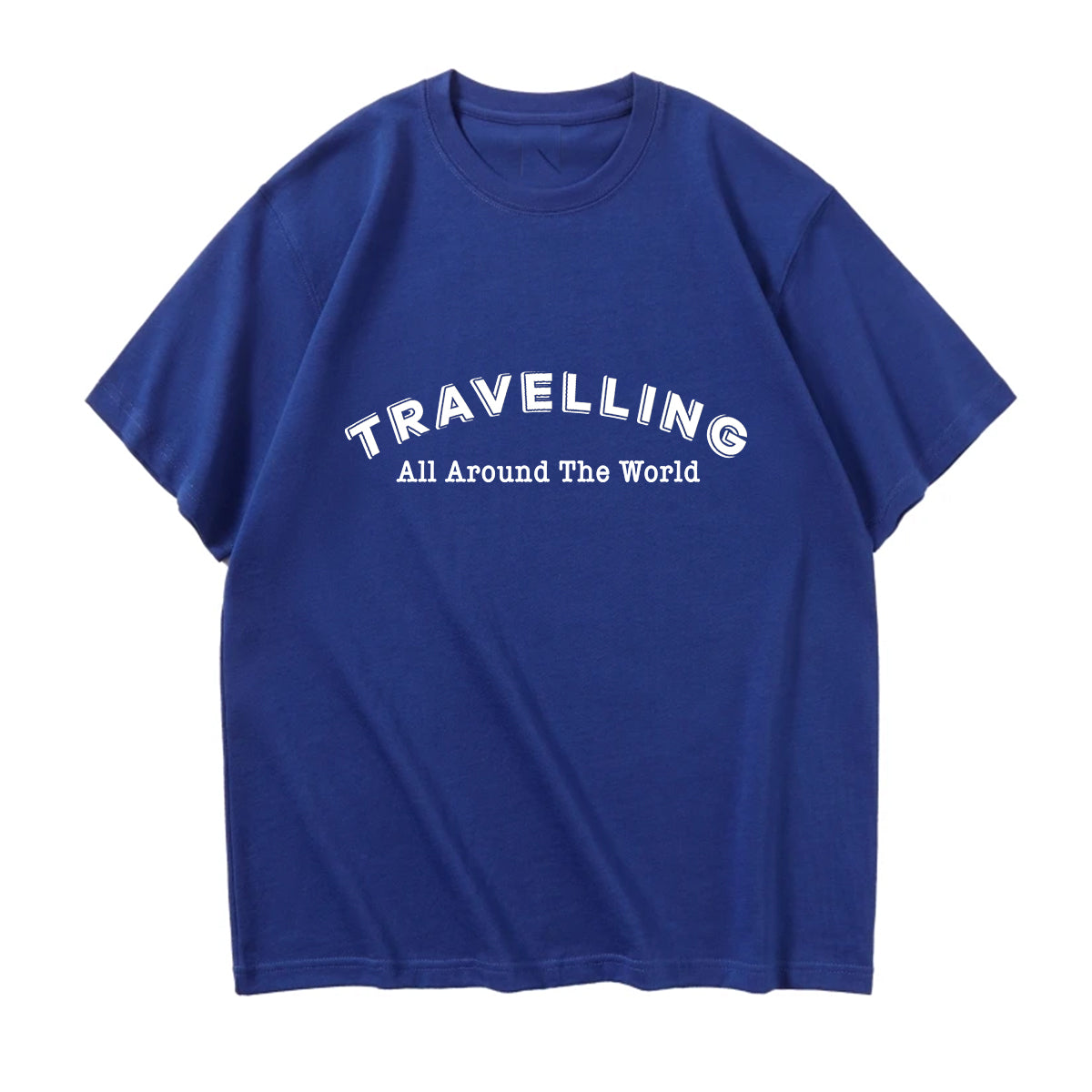 Travelling All Around The World Designed Relax Fit T-Shirts